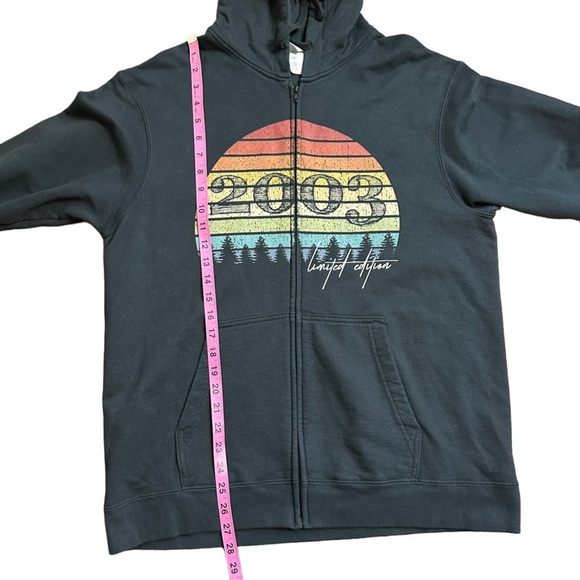Port‎ and Company Black Full Zipp Up Hoodie 2003 Limited Edition Size: L - Picture 8 of 10